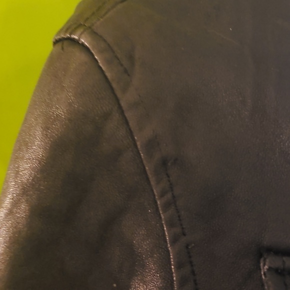 Knoles & Carter Soft Black Worn Moto Jacket - Picture 8 of 8